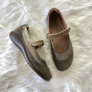 Naot | Women's Kirei Mary Jane Shoes Flats Metallic Brown Gold Casual Comfort 7